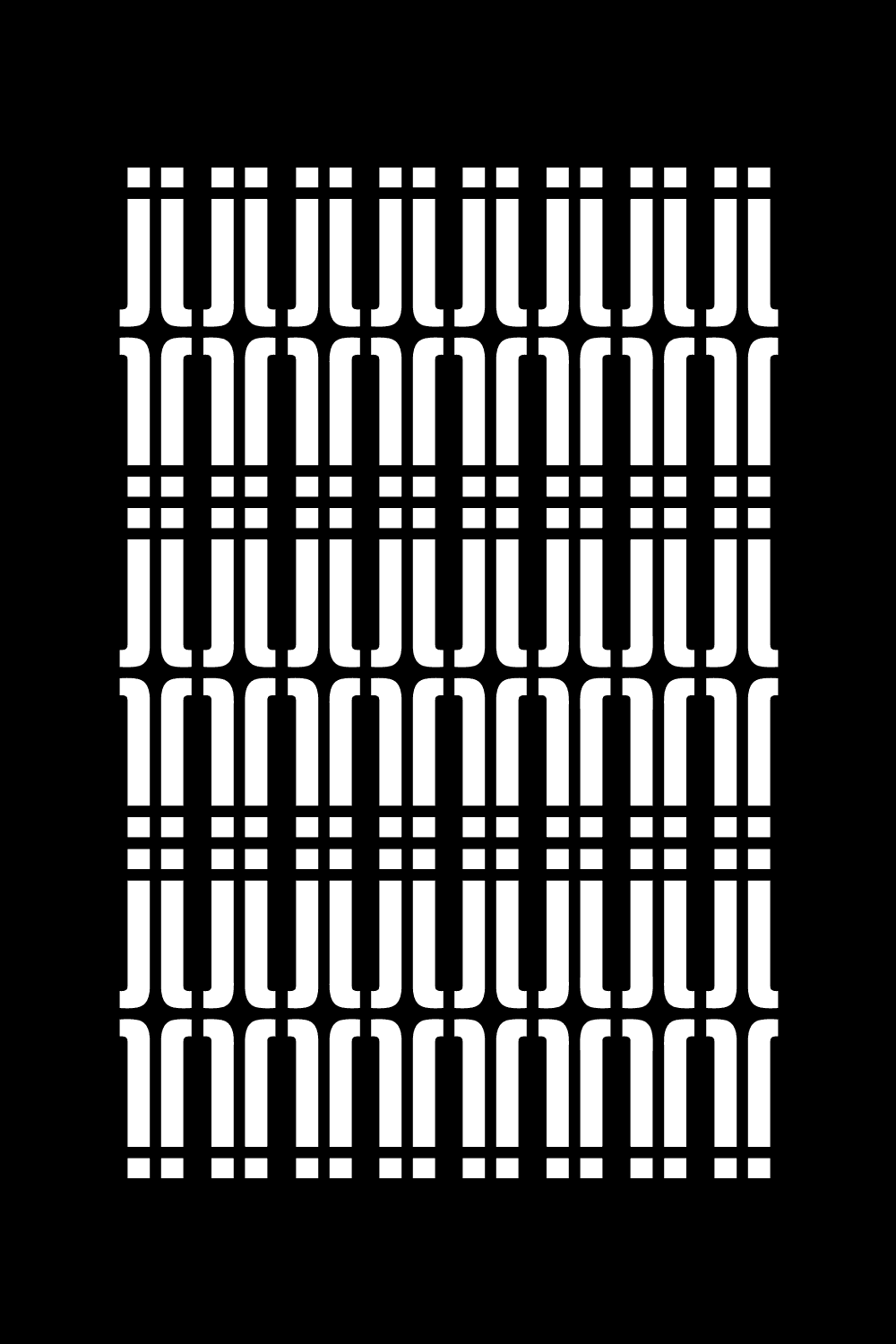 Animated Alphabet typographic pattern 19