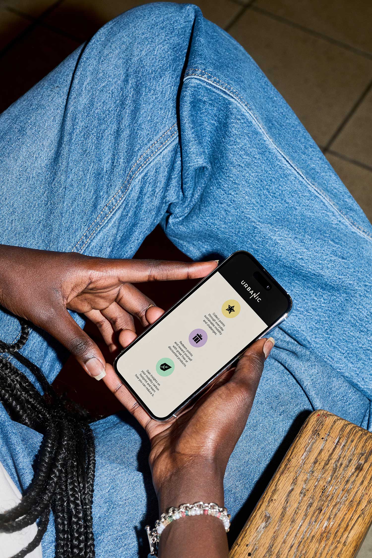 Urbanic sustainable transportation app visual identity