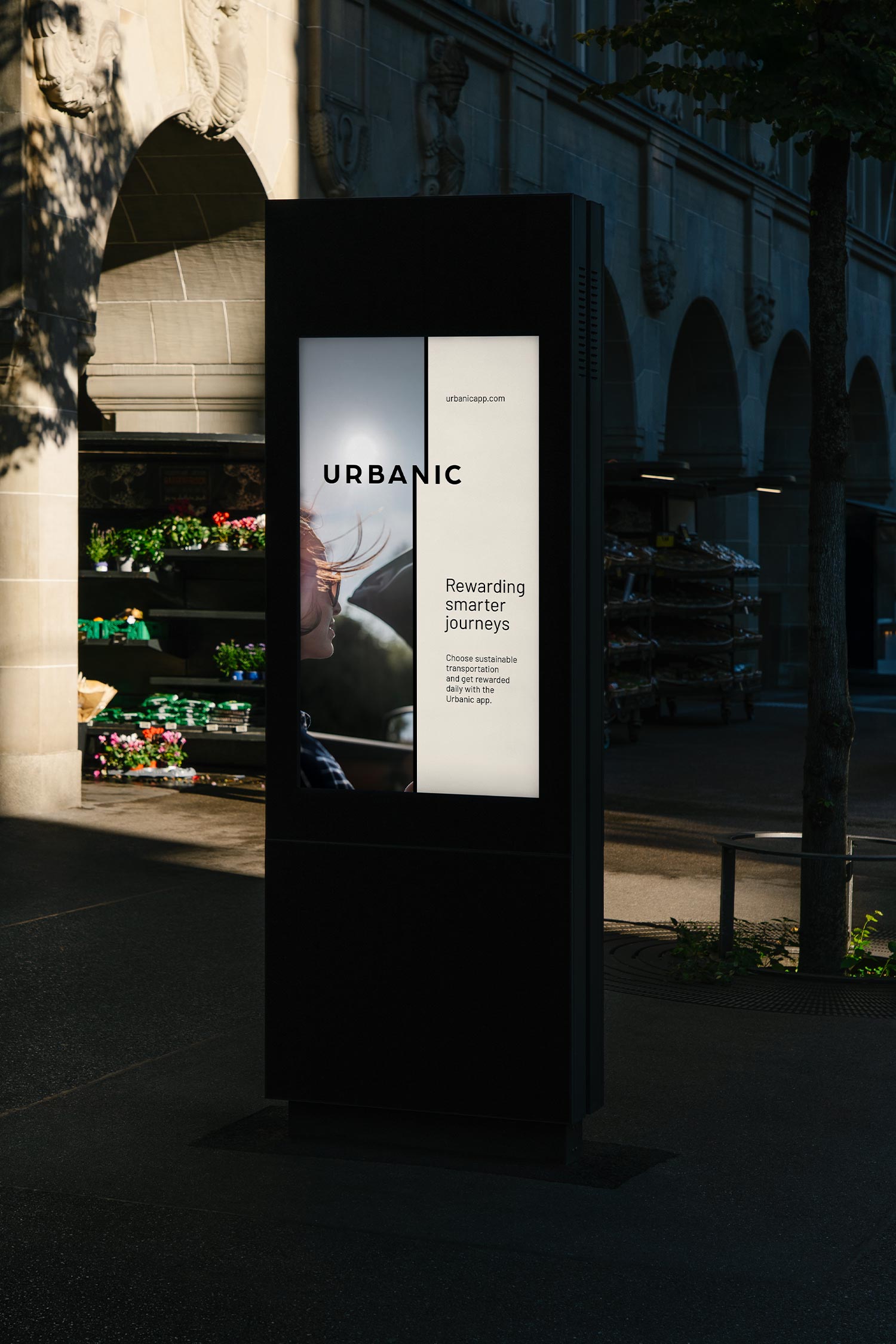 Urbanic sustainable transportation app visual identity