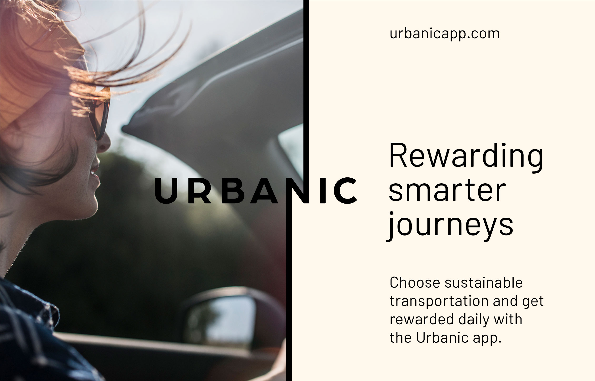 Urbanic sustainable transportation app visual identity
