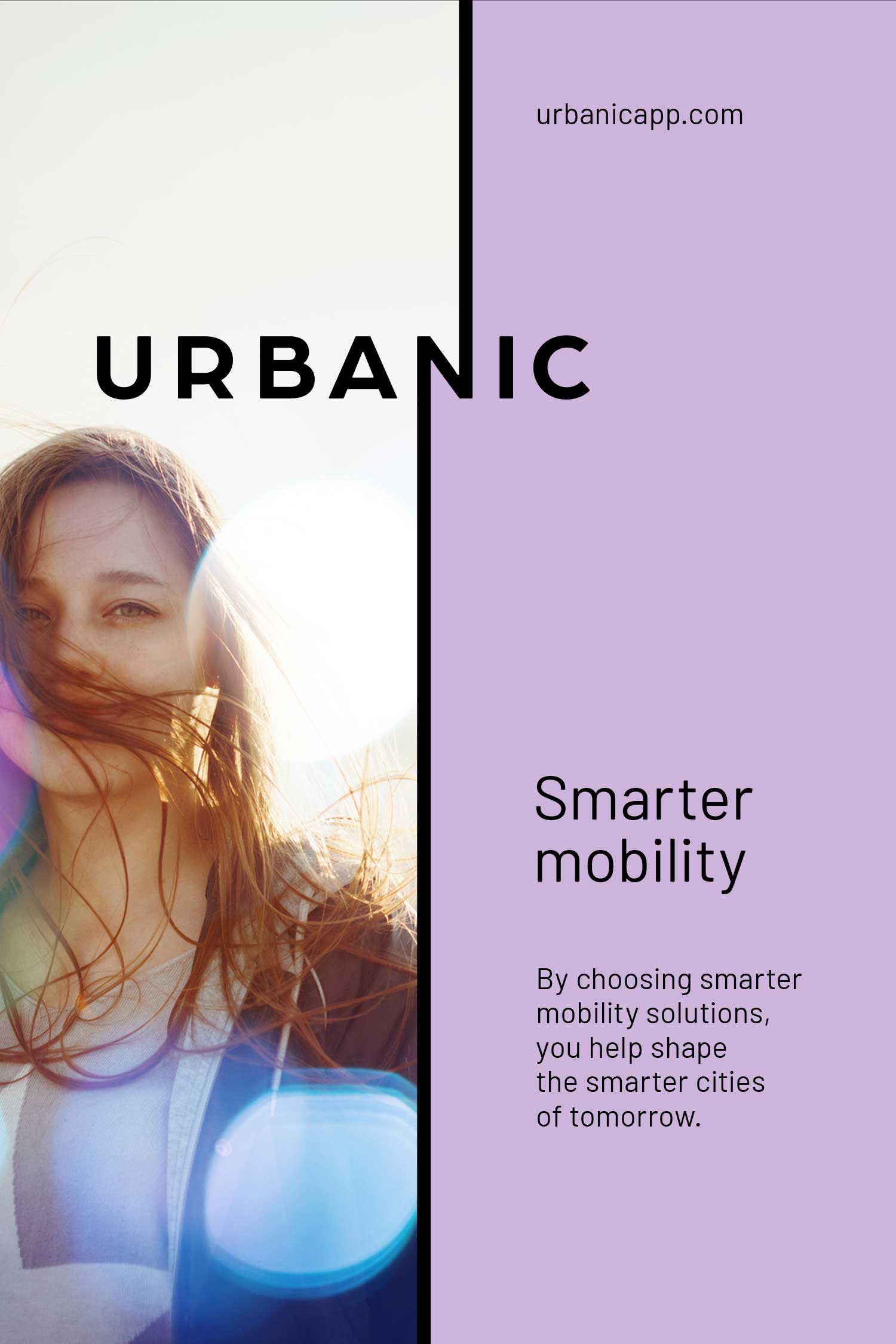 Urbanic sustainable transportation app visual identity