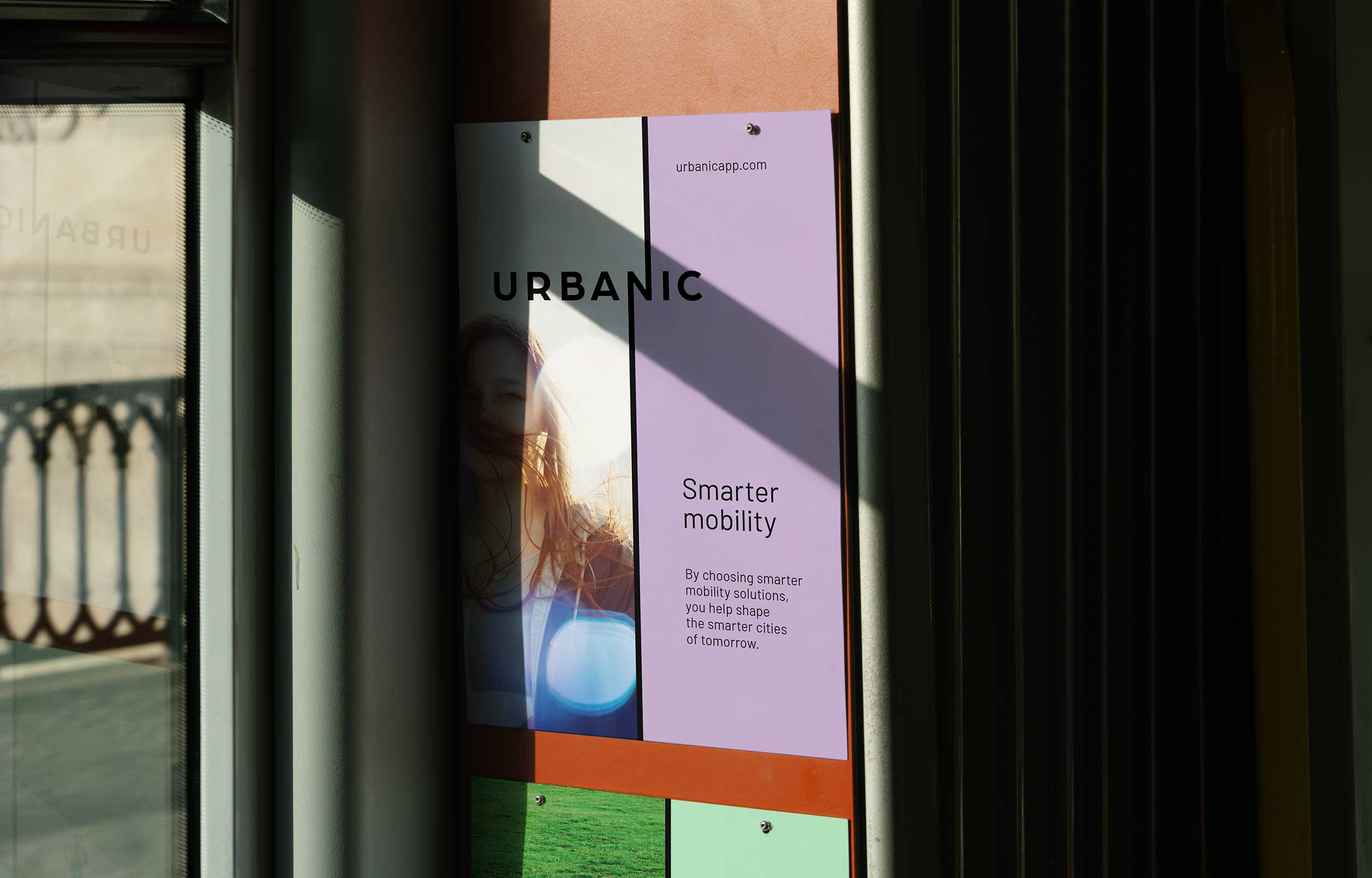 Urbanic sustainable transportation app visual identity