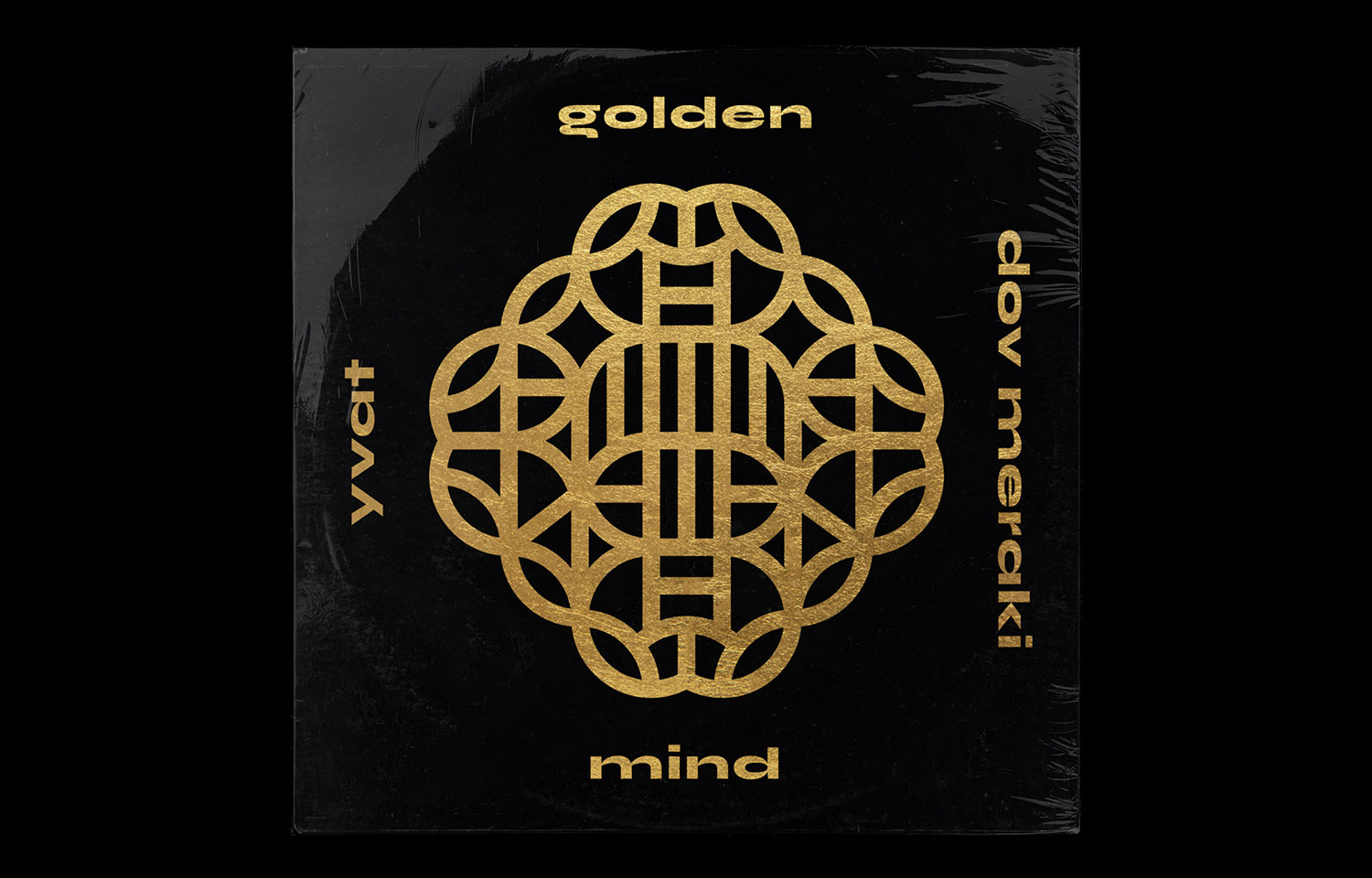Golden Mind album cover with a gold circular motif
